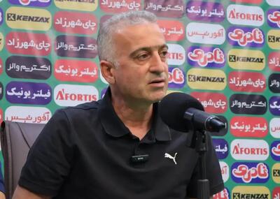  کمالوند: برای صعود در جدول، استقلال خوزستان را شکست می‌دهیم