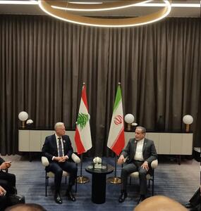 دیدار و گفتوگوی عراقچی با وزیر خارجه لبنان