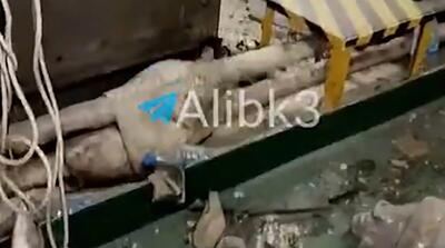 تصاویر کشتی هدف قرار گرفته در ساحل عربستان