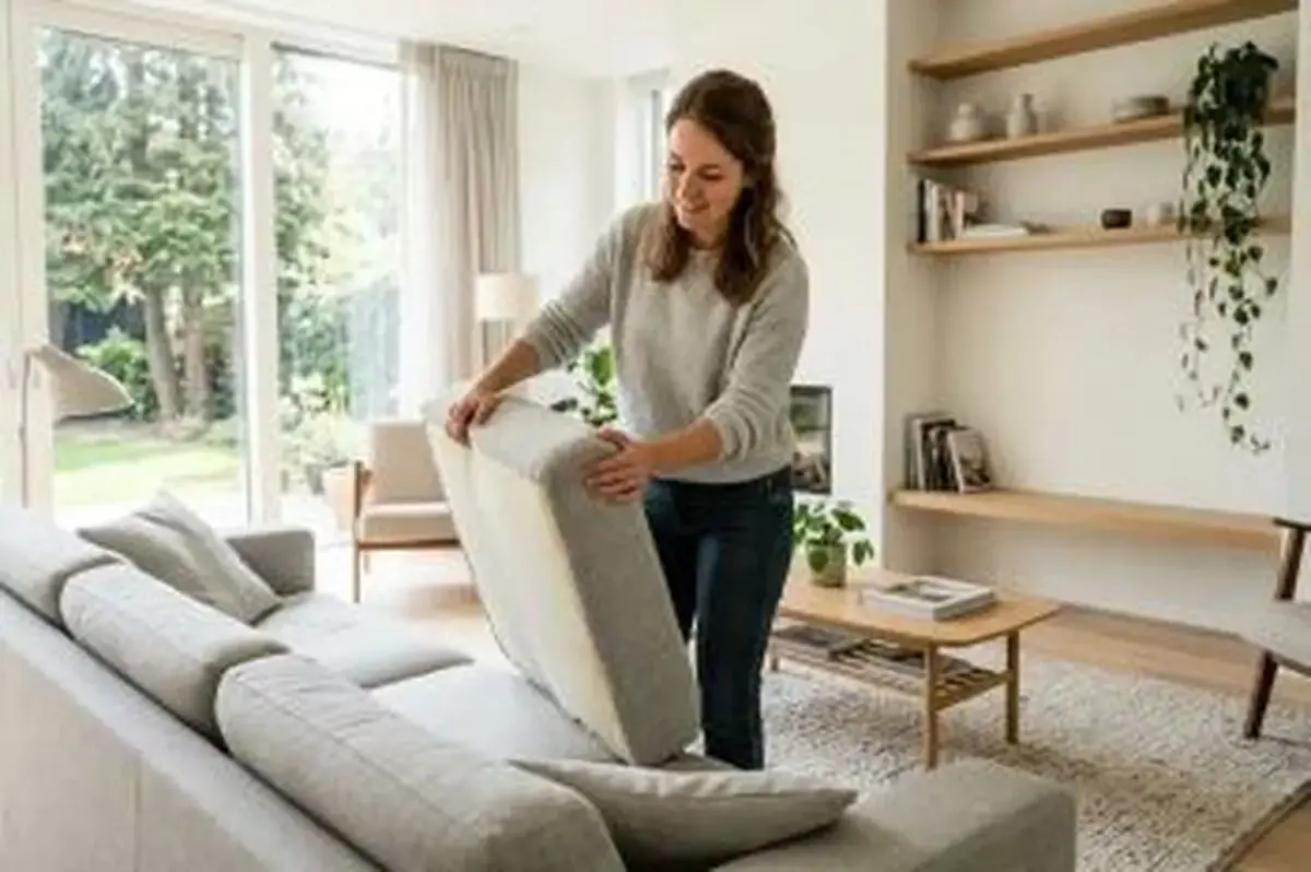  چگونه فرورفتگی مبل را تعمیر کنیم؟