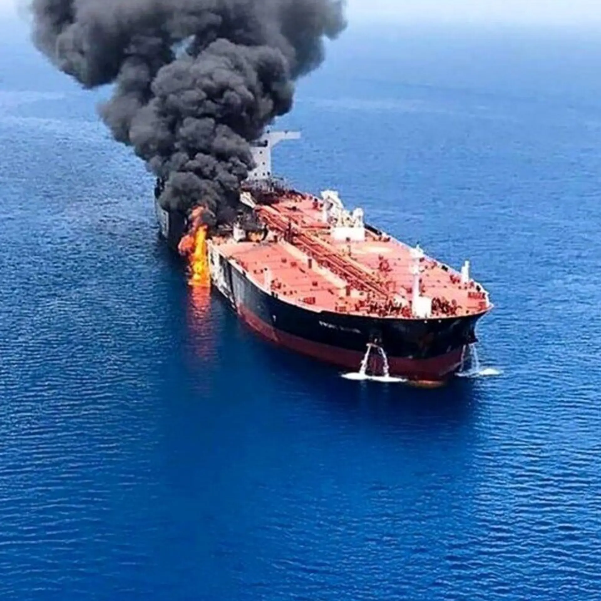  انفجار نفتکش‌ها
