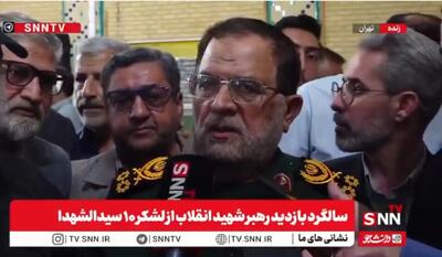 سرلشکر ایزدی: دشمن در جنگ‌های ۱۲ و ۴۰ روزه با تمام توان وارد میدان شد، اما پاسخ کوبنده‌ای دریافت کرد + فیلم
