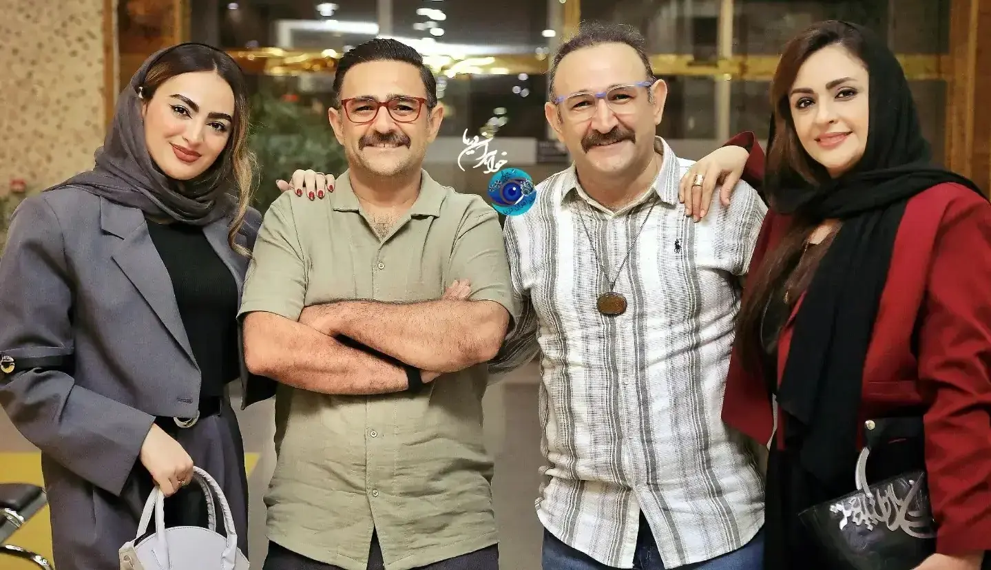 چهره ها/ قاب خانوادگی دو برادر بازیگر سینما به همراه همسرانشان | آخرین خبر
