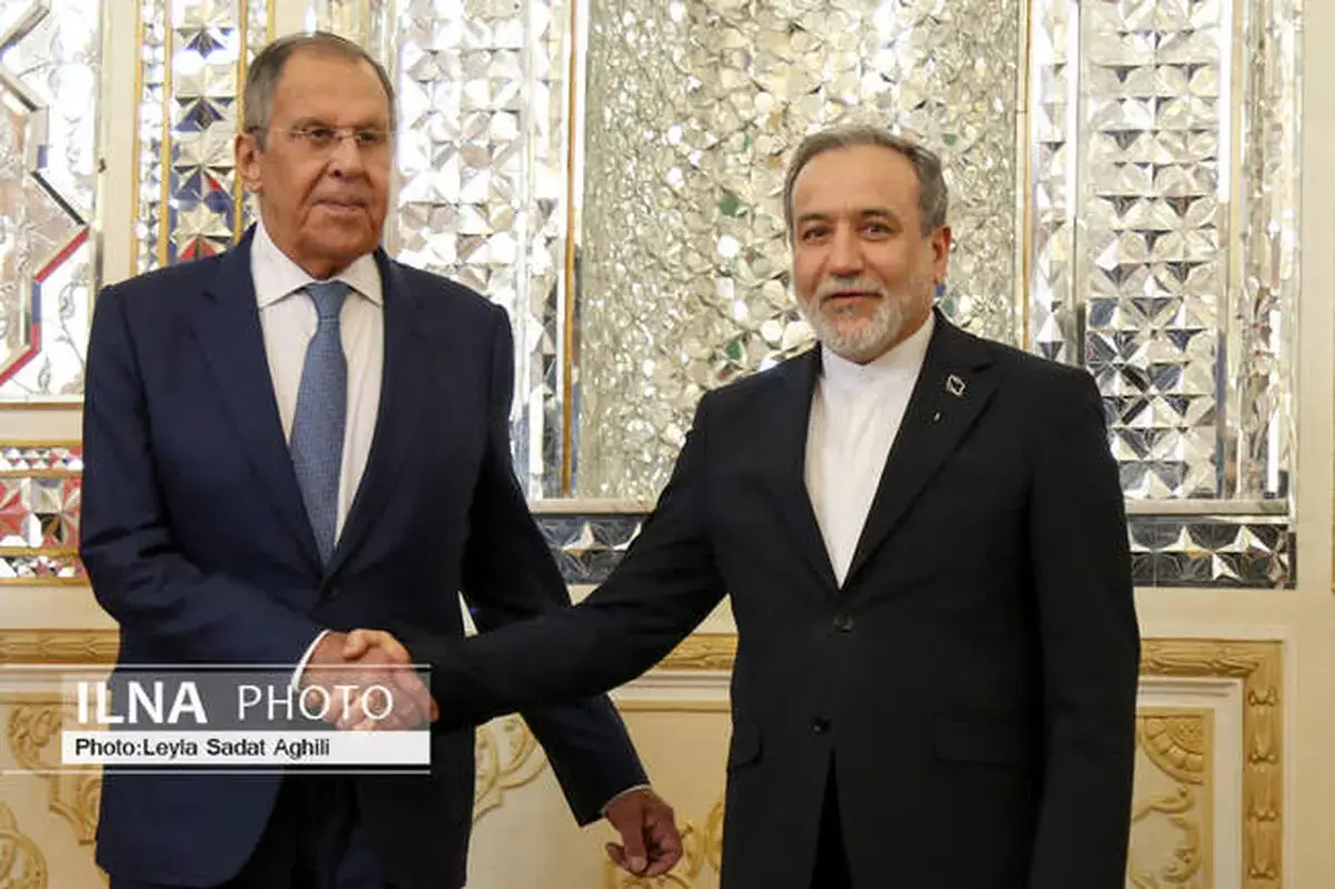 دیدار و گفتگوی وزیران امور خارجه جمهوری اسلامی ایران و فدراسیون روسیه در تهران