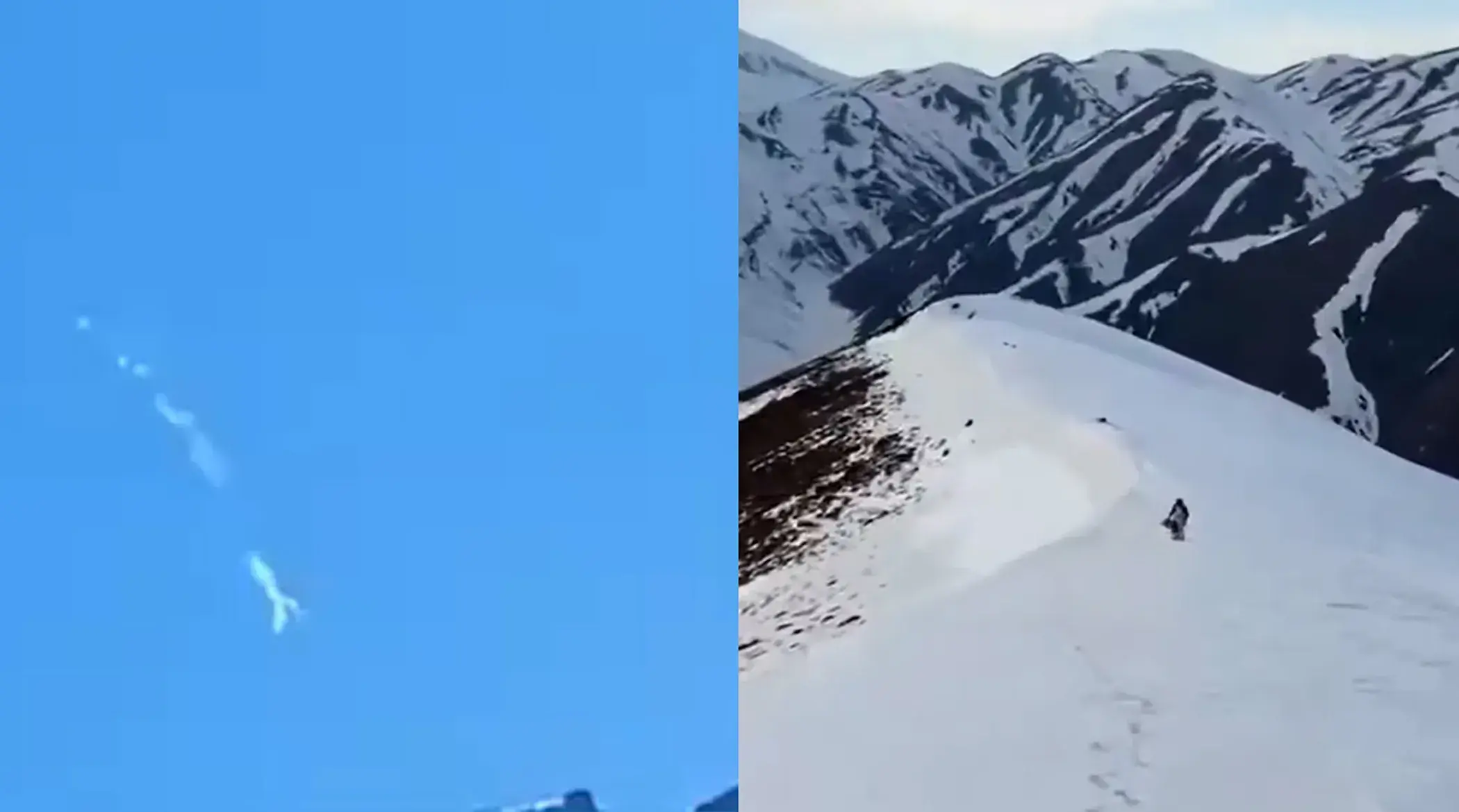  لحظات درگیری جنگنده ایران با اف 35 اسرائیل و نجات خلبان ایرانی