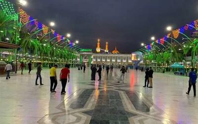  تماشای بارش باران لحظاتی پیش در بین الحرمین + فیلم