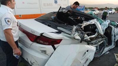  جان‌باختن ۲ برادر در سانحه رانندگی در قزوین