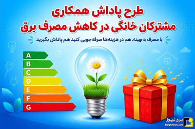  ‏پیشنهاد پرداخت پاداش به مشترکان برای کاهش مصرف انرژی