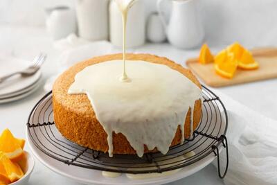  آموزش شیرینی پزی / طرز تهیه کیک پرتقالی بدون فر و با فر