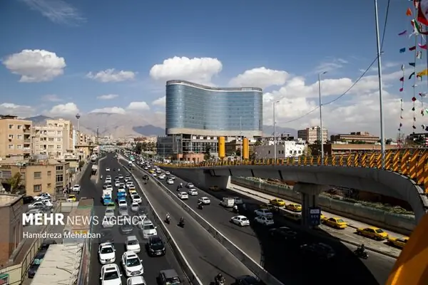 ترافیک روان صبحگاهی در معابر تهران