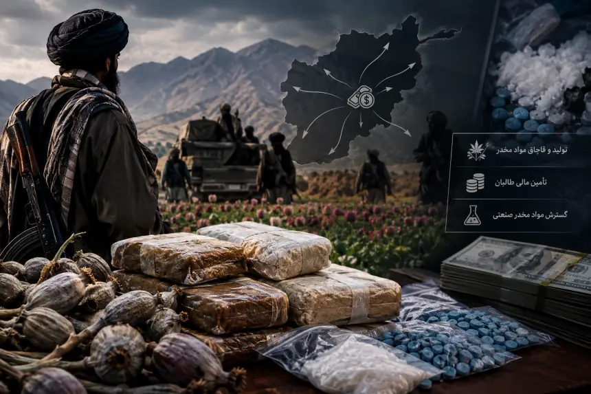  قاچاق مواد مخدر در افغانستان تحت حاکمیت طالبان؛ منابع مالی، شبکه‌های قاچاق و گسترش مواد مخدر صنعتی/گزارش شفقنا افغانستان