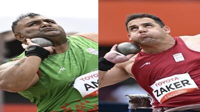  دو مدال دیگر برای پارادوومیدانی؛ ذاکر نقره گرفت و امیری برنز