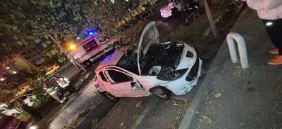  تصادف مرگبار در بزرگراه حکیم/ ۲ نفر جان باختند