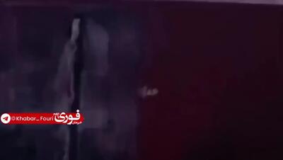  ببینید| اولین تصاویر از انفجار شبانه دو سوپرنفتکش متخلف در تنگه‌هرمز