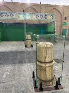  اقدام حفاظتی در مسجد جامع یزد/ نصب شیشه بر ستون‌های ورودی جلوخان