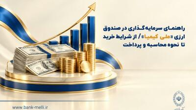  راهنمای سرمایه‌گذاری در صندوق ارزی «ملی کیمیا»