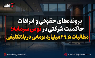  پرونده‌های حقوقی و ایرادات حاکمیت شرکتی در توس سرمایه؛ مطالبات ۲۹.۵ میلیارد تومانی در بلاتکلیفی