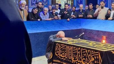  حضور رئیس‌جمهور کشورمان در رواق دارالذکر + فیلم