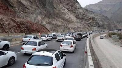  جاده چالوس یکطرفه شد