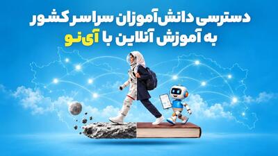 تجربه نوین یادگیری در سامانه آموزش مجازی آی‌نو