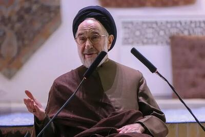 سیدمحمد خاتمی: اسرائیل اشغالگر است ولی ما حق نداریم به جای مردم فلسطین مقابلش بایستیم