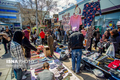  شناسایی۱۱۴نقطه قرمز دست‌فروشی در تهران/اجرای طرح جدید مقابله با بساط‌گستری درخیابان ولیعصر