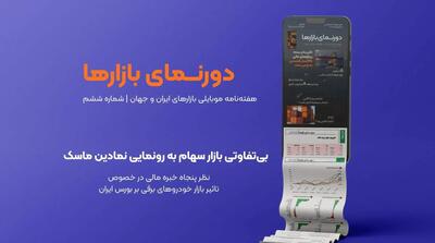 دورنمای بازارها؛ شماره ۶ | بی‌تفاوتی بازار سهام به رونمایی نمادین ماسک؛ نظر ۵۰ پنجاه خبره مالی در خصوص بازار خودروهای برقی بر بورس ایران - مردم سالاری آنلاین