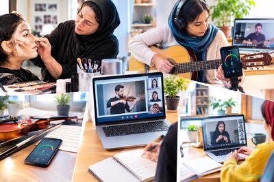  هنر پشت درهای آموزش آنلاین مانده است - پیوست