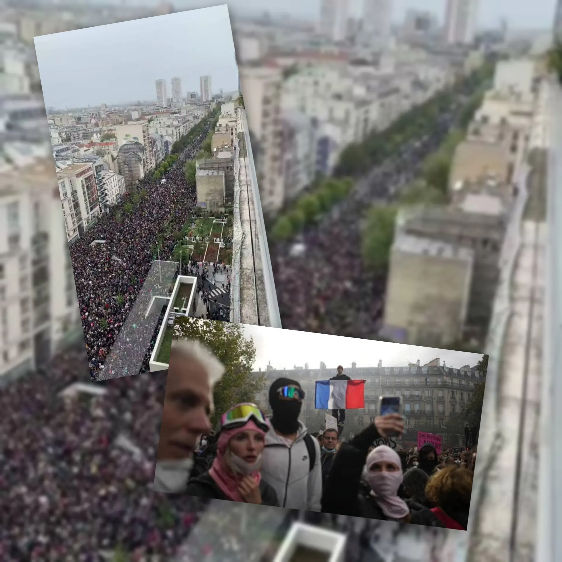 مکرون زیر فشار خیابان