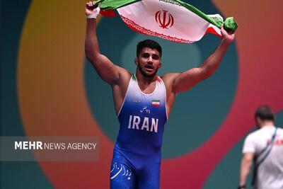  تیم ملی کشتی فرنگی ایران قهرمان جهان شد؛ جشن قهرمانی با چند مدال دیگر