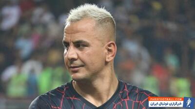  عکس ؛ حامد لک مقابل پرسپولیس؛ از مهار دروازه تا فریادهای عصبی