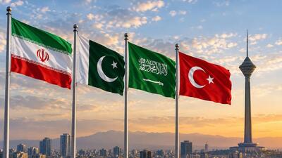  وزیر دفاع عربستان، فرمانده ارتش پاکستان و رئیس اطلاعات ترکیه در تهران جمع می شوند + فیلم