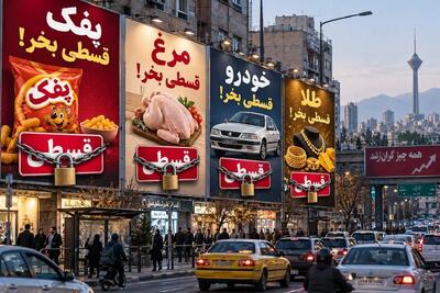  نرم نرمک بیلبوردهای شهری قسطی بخر را جمع کنید، بازار اقساطی هم قفل شد! / اول پول نداشتیم، حالا قسط هم نداریم!