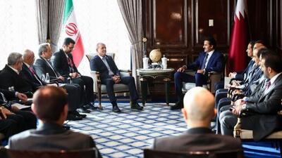  پزشکیان و امیر قطر دیدار کردند