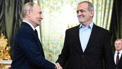  گفتگوی خصوصی روسای جمهور ایران و روسیه