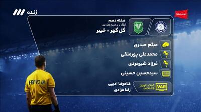  کارشناسی داوری بازی خیبر خرم آباد 1-0 گل گهر