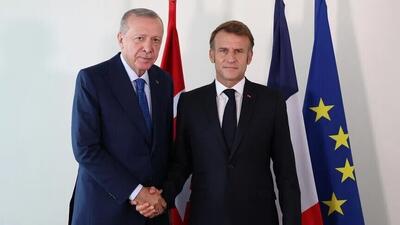  تماس تلفنی اردوغان و ماکرون