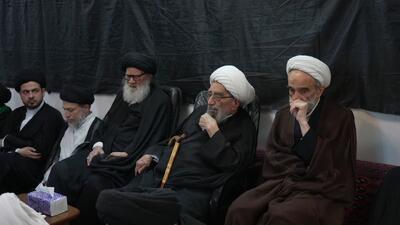  گزارش تصویری: مراسم سوگواری شهادت حضرت زهرا(س) در دفتر آیت الله مرتضوی