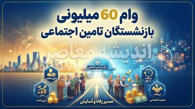  وام ۶۰ میلیونی بازنشستگان تأمین اجتماعی | شرایط، نحوه ثبت‌نام و نکات مهم