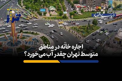  اجاره خانه در مناطق متوسط تهران چقدر آب می‌خورد؟