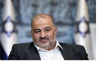  منصور عباس: هدف ما کنار زدن نتانیاهو برای چهار سال است