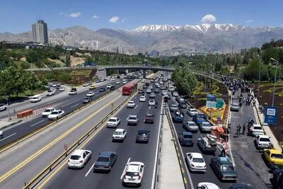  تردد از خط ویژه چمران برای تاکسی ها و ون ها مجاز شد
