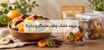  میوه خشک چقدر ماندگاری دارد؟ راهنمای کامل نگهداری و خرید - مردم سالاری آنلاین