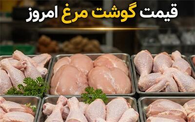  قیمت مرغ امروز چهارشنبه ۶ آبان ۱۴۰۵؛ نرخ مرغ کامل، سینه، ران و فیله اعلام شد