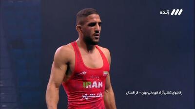  پیروزی مقتدرانه رحمان عموزاده مقابل حریف ترکیه ای