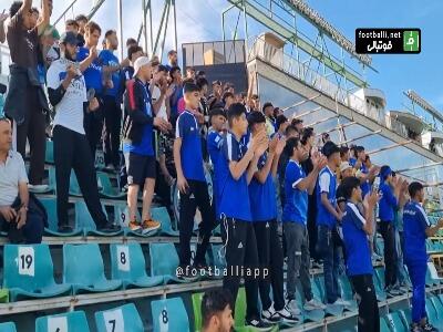  حضور پرشور هواداران استقلال خوزستان در ورزشگاه فولادشهر | آخرین خبر
