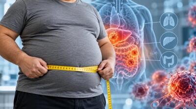  چاقی با افزایش خطر ابتلا به ۱۳ نوع سرطان مرتبط است
