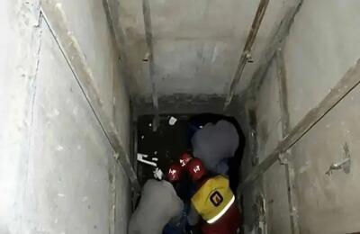  نجات یک کارگر در قم پس از سقوط از طبقه چهارم