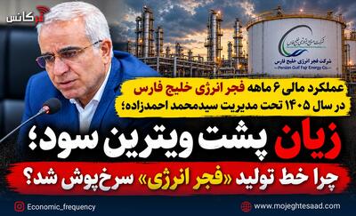  زیان پشت ویترین سود؛ چرا خط تولید «فجر انرژی» سرخ‌پوش شد؟