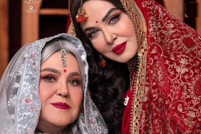 استایل کیوت بهاره رهنما و مادرش برای هالووین با اکسسوری های خاص سر و صدا کرد